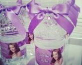 Agua personalizada violeta