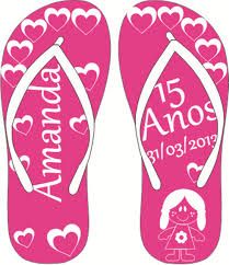 Chinelos personalizados
