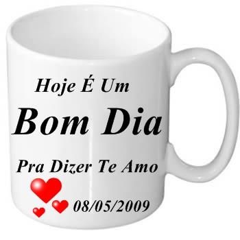 Caneca Bom Dia.