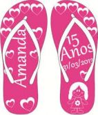 Chinelos personalizados